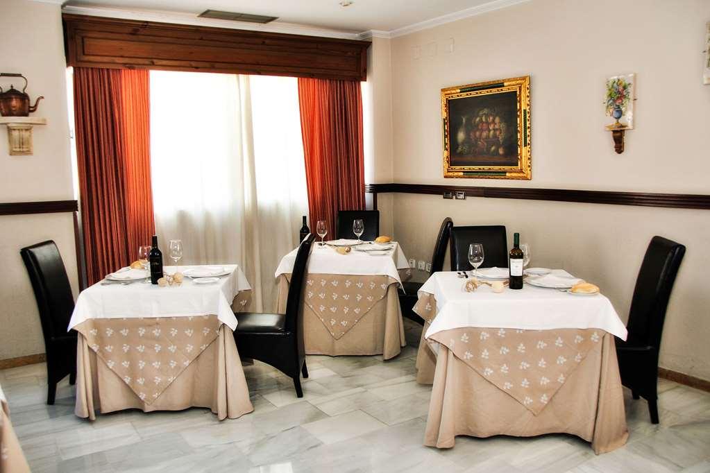 סביליה Hotel Sercotel Dona Carmela מסעדה תמונה